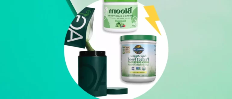 sproszkowane zielenie, bloom greens, athletic greens, ag1, best greens powders